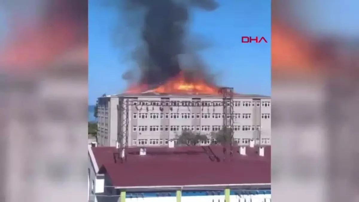Çayeli’nde Rehabilitasyon Merkezinde Yangın