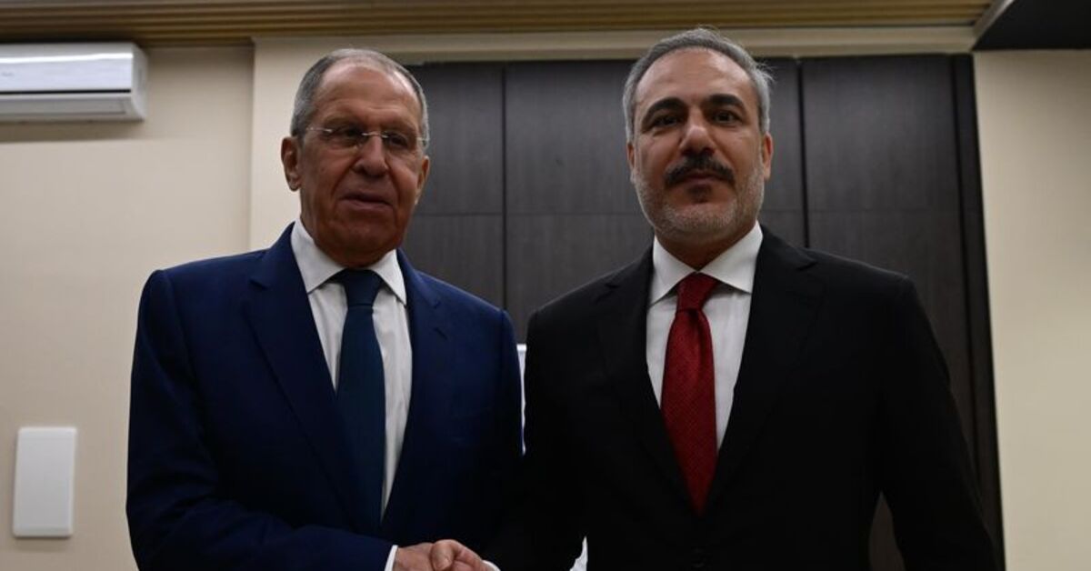 Bakan Fidan, Rus mevkidaşı Lavrov’la görüştü