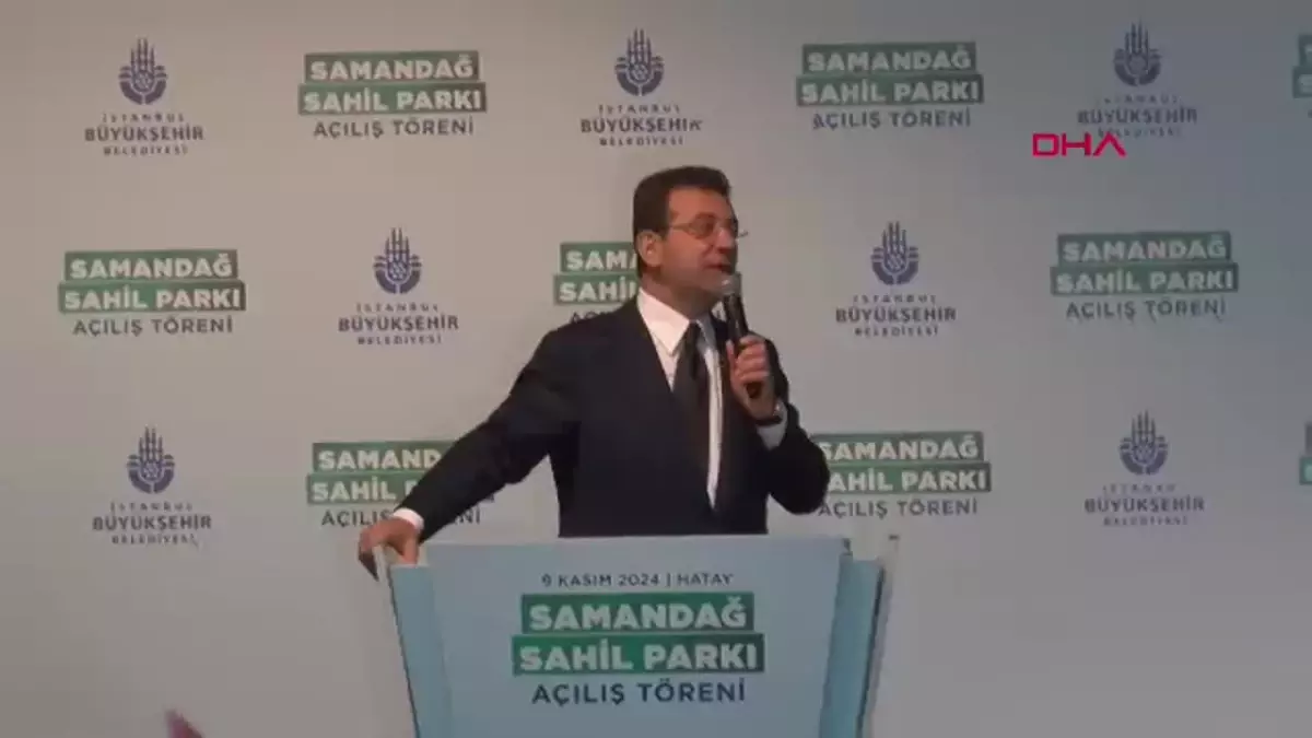 İmamoğlu Hatay’da Hizmet Araçları Teslim Törenine Katıldı