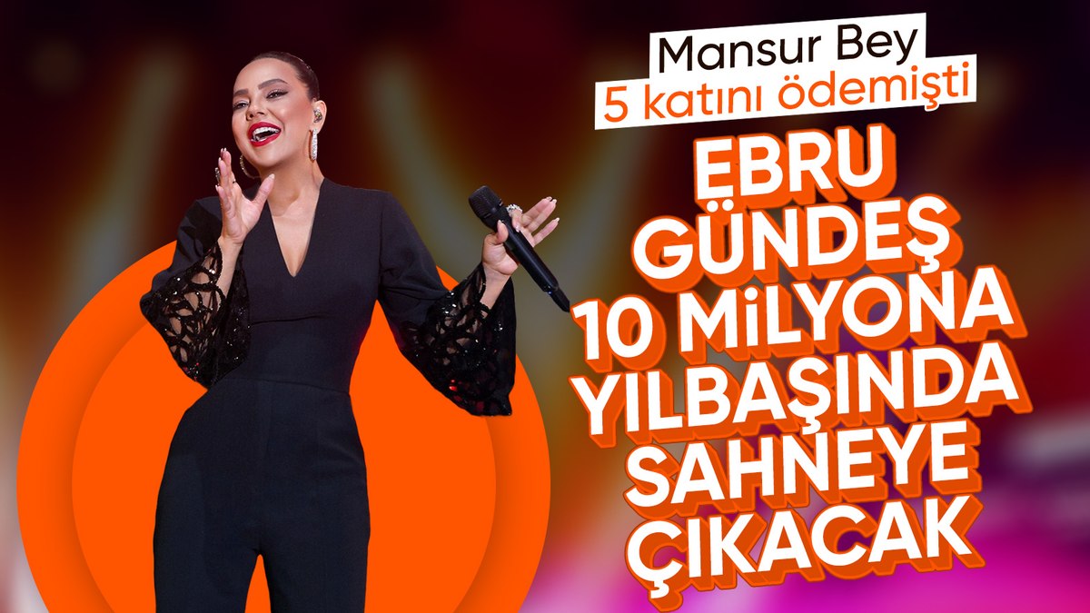 Ebru Gündeş’in yılbaşı konser ücreti Mansur Yavaş’ın ödediğinden daha az